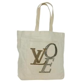 LOUIS VUITTON That's Love Tote MM Borsa Tote Beige M95388 LV Auth 139958