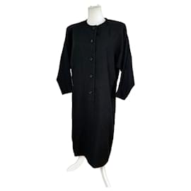 Vintage Givenchy Wollkleid Schwarz M
