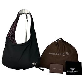 Vintage Bottega Veneta Wendetasche aus Nylon, umkehrbar, Leopard Rosa Schwarz