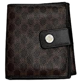 Céline Vintage Celine Macadam Triomphe Monogram Coated Canvas Long