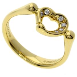 Tiffany & Co. Open Heart Diamantring aus Gelbgold