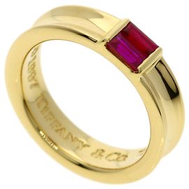 Bague empilable en rubis en or jaune 18K Tiffany & Co.