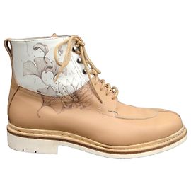 Botines Heschung Ginkgo de piel beige