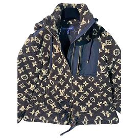 Cappotto Teddy Louis Vuitton Marrone Tweed