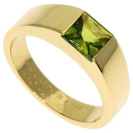Anillo Cartier Tank en oro amarillo de 18K con peridoto