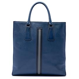 Prada Blau Saffiano Lux Tote