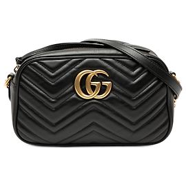 Gucci Nero Piccolo GG Marmont Matelassé Pelle Crossbody