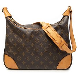 Louis Vuitton Borsa Boulogne 30 Monogramma Marrone