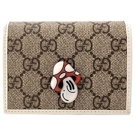 Billetera bi-fold de champiñón de la colaboración Gucci Hattie Stewart