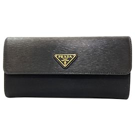 Prada Triangle Long Wallet