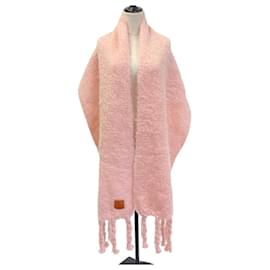 Chal de mohair rosa claro LOEWE
