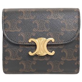 Céline Portafoglio bi-fold Celine Triomphe