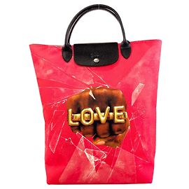 Longchamp Robert Indiana Kollaboration Canvas-Handtasche