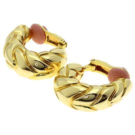 Bulgari Pendientes Bvlgari Spiga en Oro Amarillo de 18K