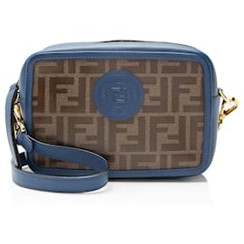 Fendi FF Coated Canvas 1974 Mini Camera Bag