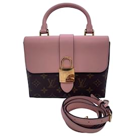 Borsa a mano Louis Vuitton Locky BB rosa in pelle