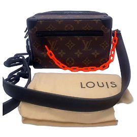 Louis Vuitton Mini Soft Trunk Bolso Marrón de Cuadros