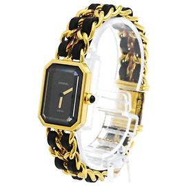 Chanel Premiere Rock Quartz Metallbeschichtet und Leder 20
