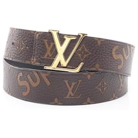 Louis Vuitton x Supreme LV Initial Leather Belt