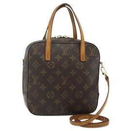 LOUIS VUITTON Borsa a Mano Monogram Spontini M47500 LV Auth bs34614