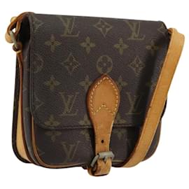 LOUIS VUITTON Borsa a Spalla Monogram Cartouchiere PM M51254 LV Auth 176339