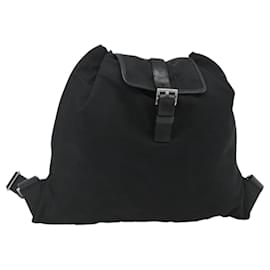 PRADA Backpack Nylon Black Silver Auth ka4116A - Prada