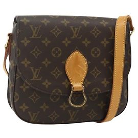 LOUIS VUITTON Monogram Saint Cloud GM Shoulder Bag M51242 LV Auth ep13994