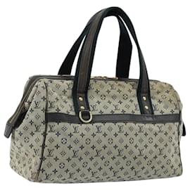 LOUIS VUITTON Monogram Mini Josephine GM Borsa a Mano Blu M92211 LV Auth 176856