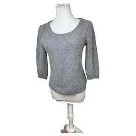 Pullover in lana di angora vintage Balenciaga La Mode grigio M