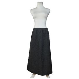 Vintage Givenchy Nouvelle Boutique Wollrock Anthrazitgrau S