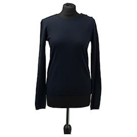 Max Mara Kaschmir Pullover marineblau Rundhals