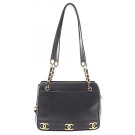 Chanel Triple Coco Mark Tote Tasche