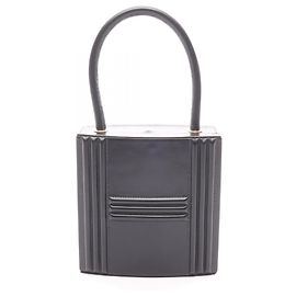 Borsa Hermès Kelly in pelle box nera
