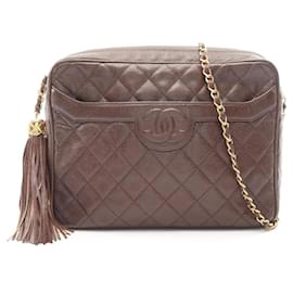 Borsa marrone matelassé Chanel