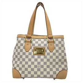 Borsa Tote Hampstead MM Damier Azur di Louis Vuitton