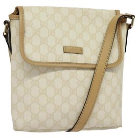 Gucci Borsa Messenger Flap GG in tela rivestita piccola
