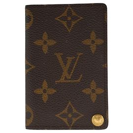 Louis Vuitton Vintage Monogramm Druckkartenhalter