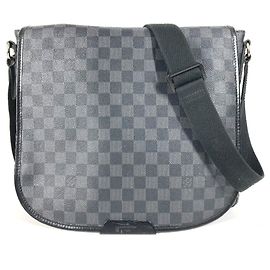 Borsa a tracolla Daniel MM Damier Graphite Louis Vuitton