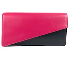 Pochette en cuir bicolore Yves Saint Laurent