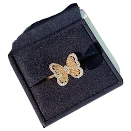 Anello De Beers Portraits of Nature Farfalla Diamanti Platino