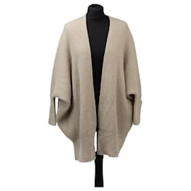 Malo Cardigan aus Cashmere in Beige Oversized