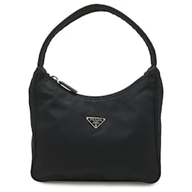 Pochette Borsa Triangolo Prada - Borsa in Nylon Nera (Nero)