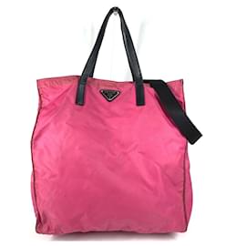 Bolso 2 en 1 con placa de logo triangular PRADA - Prada