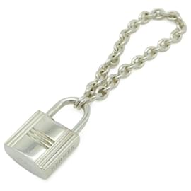 Hermes Cadena Silver Key Chain - Hermès