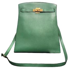 Hermès Kelly Sport Verde Smeraldo Pelle Epsom GM