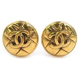 Orecchini a clip in oro vintage Chanel