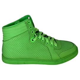 Sneakers Gucci Coda Verde in Pelle