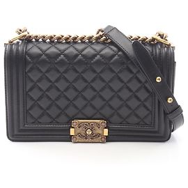 Borsa a Spalla Boy di Chanel in Pelle Nera