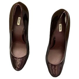 Miu Miu Heels Prune Patent Leather