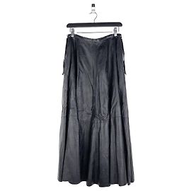Maison Martin Margiela Falda maxi plisada de cuero sintético MM6 Maison Margiela